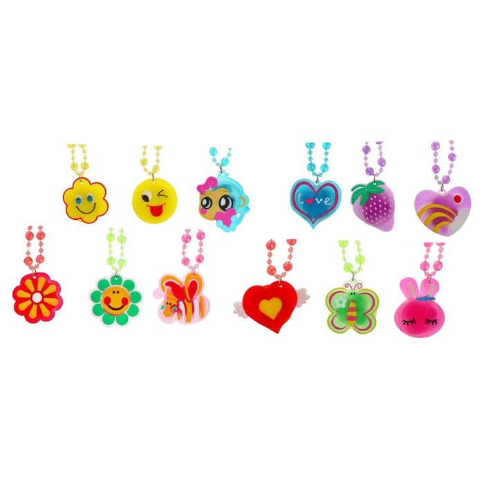 Подвеска в бусинку световая, ассорти