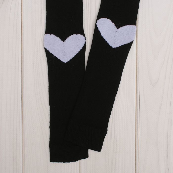 Леггинсы детские махровые Collorista "Сердце", 104-110 см, 4-5 лет