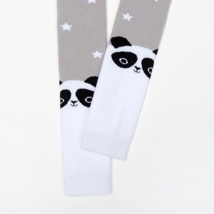 Леггинсы детские махровые Collorista "Панда", 92-98 см, 2-3 года