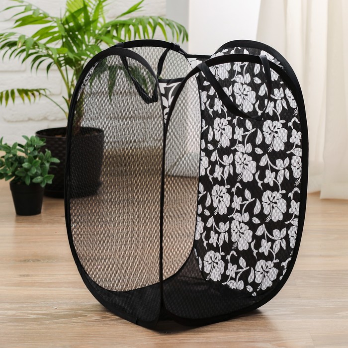 Корзина для игрушек "Цветы"