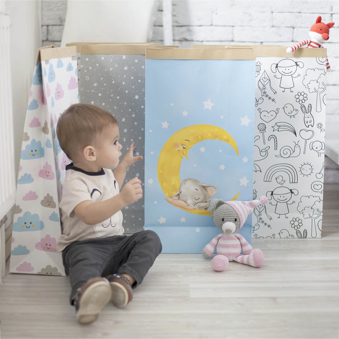 Пакет крафтовый «Любимый малыш», 64 х 32 х 16 см