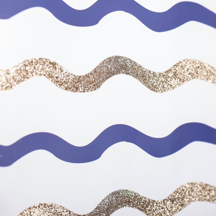 Пакет подарочный "Волны", люкс, 21 х 10 х 26 см