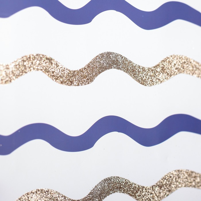 Пакет подарочный "Волны", люкс, 26 х 10 х 32 см