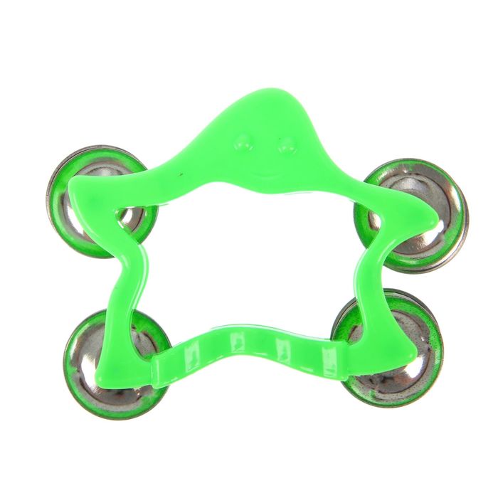 Игрушка музыкальная бубен "Звёздочка", МИКС