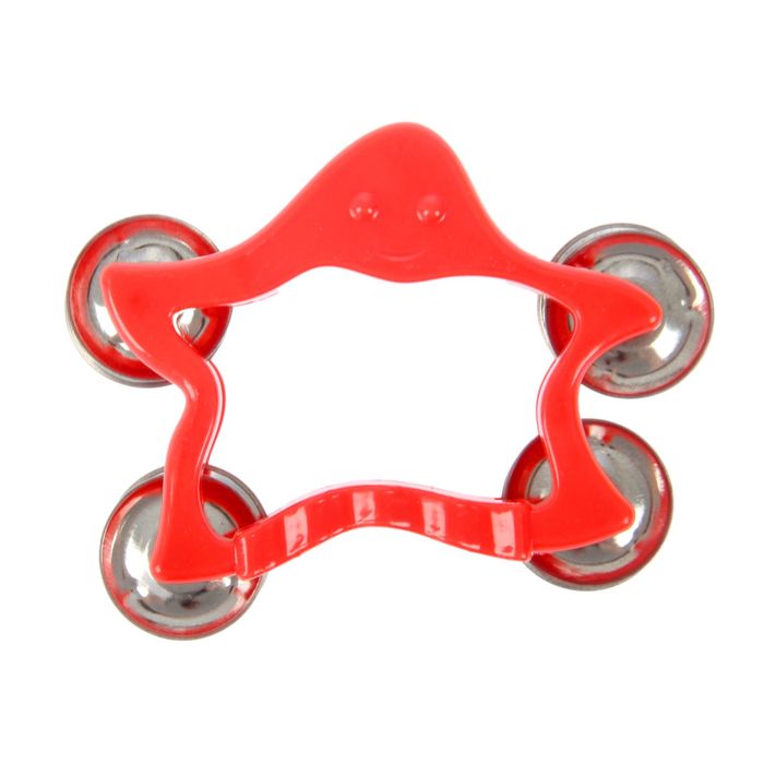 Игрушка музыкальная бубен "Звёздочка", МИКС