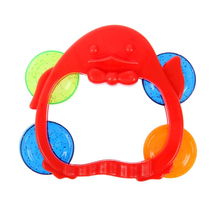 Игрушка музыкальная бубен "Пингвин", МИКС