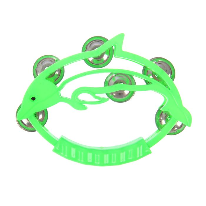 Игрушка музыкальная бубен "Дельфин", МИКС