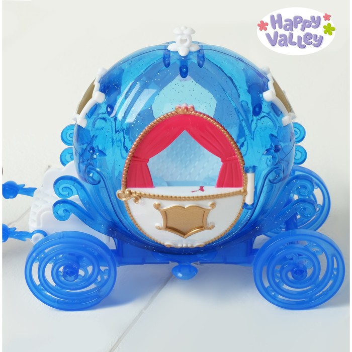 Карета для кукол «Сказочная карета» с куклой, световые и звуковые эффекты