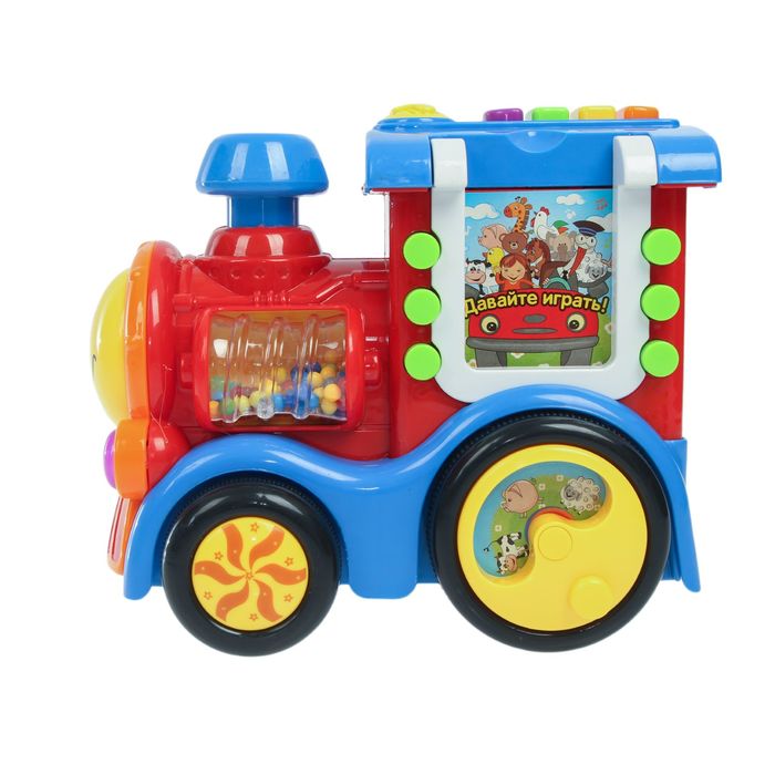 Игрушка развивающая «Весёлый паровозик» с обучающими карточками, световые и звуковые эффекты