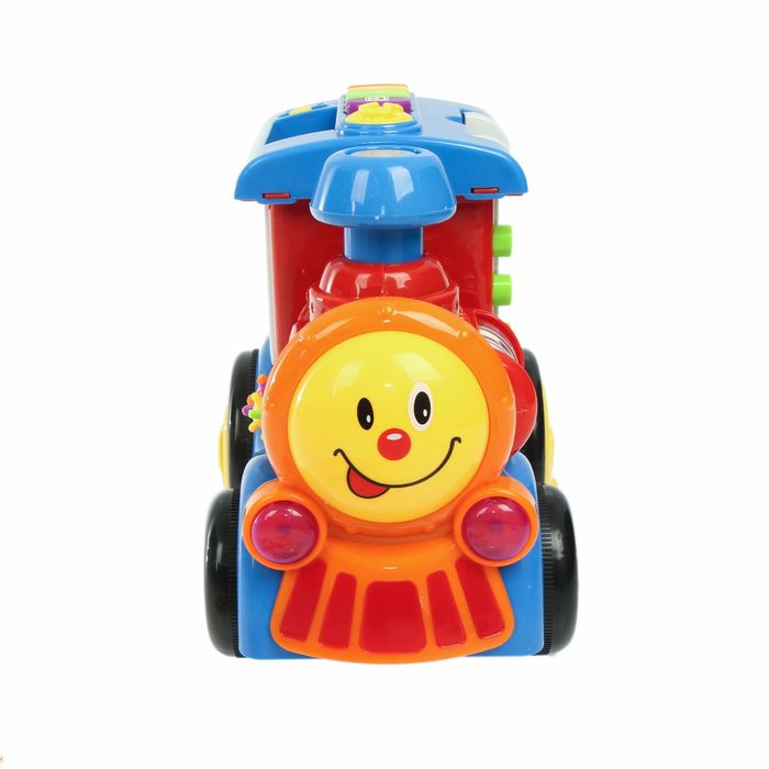 Игрушка развивающая «Весёлый паровозик» с обучающими карточками, световые и звуковые эффекты