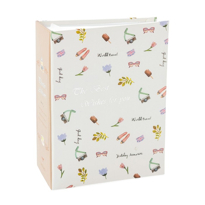 Фотоальбом на 100 фото 10х15 см "Фруктики/Европа" МИКС 16,5х12,5х5 см