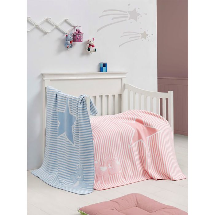 Плед Arya Dreamer розовый, 100х120 см, хлопок