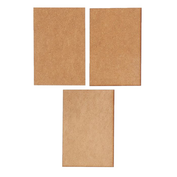 Декоративный элемент для творчества "Прямоугольник" набор 3 шт, 10х15 см (ДЕК-411)