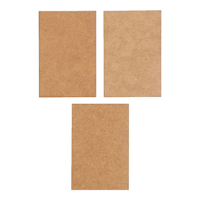 Декоративный элемент для творчества "Прямоугольник" набор 3 шт, 8х12 см (ДЕК-415)