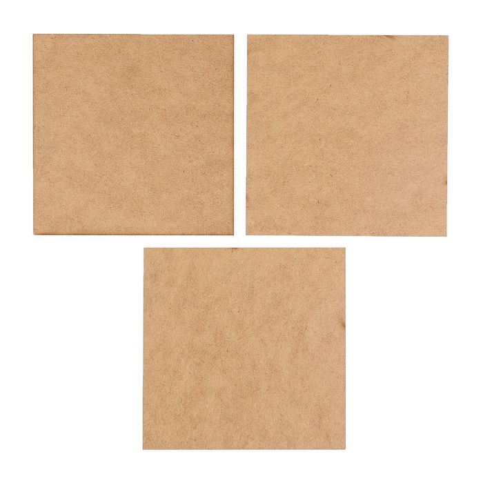 Декоративный элемент для творчества "Квадрат" набор 3 шт, 15х15 см (ДЕК-416)