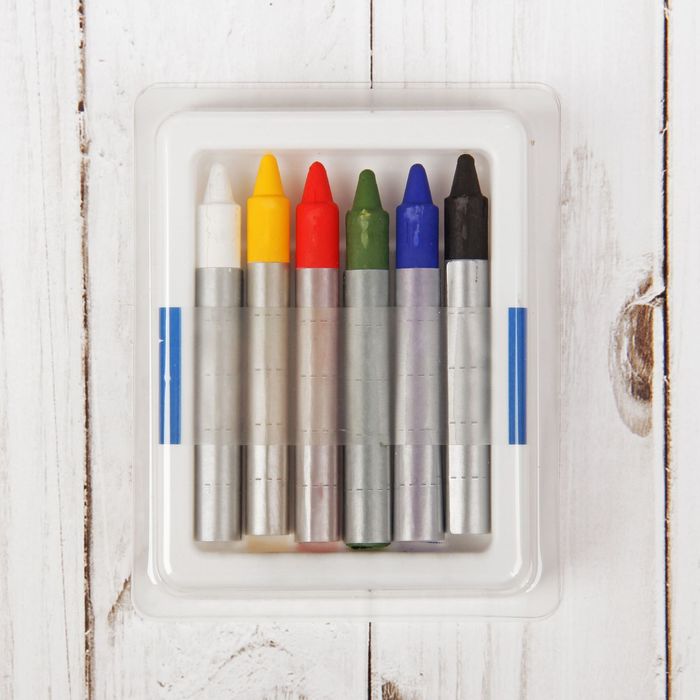 Карандаши гримировальные цветные "Классики", 6 тонов