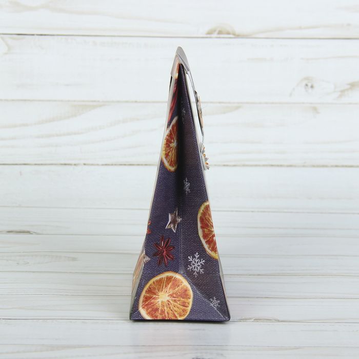 Пакет подарочный «Теплого счастья в Новом году!», 12 × 16 × 6 см