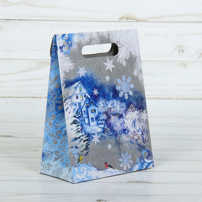 Пакет подарочный «Кому-то очень хорошему!», 12 × 16 × 6 см