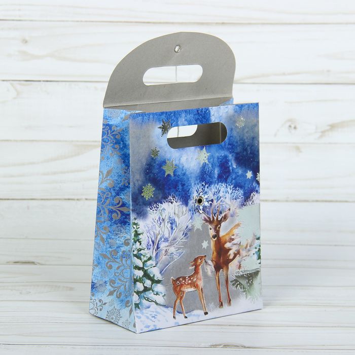 Пакет подарочный «Кому-то очень хорошему!», 12 × 16 × 6 см