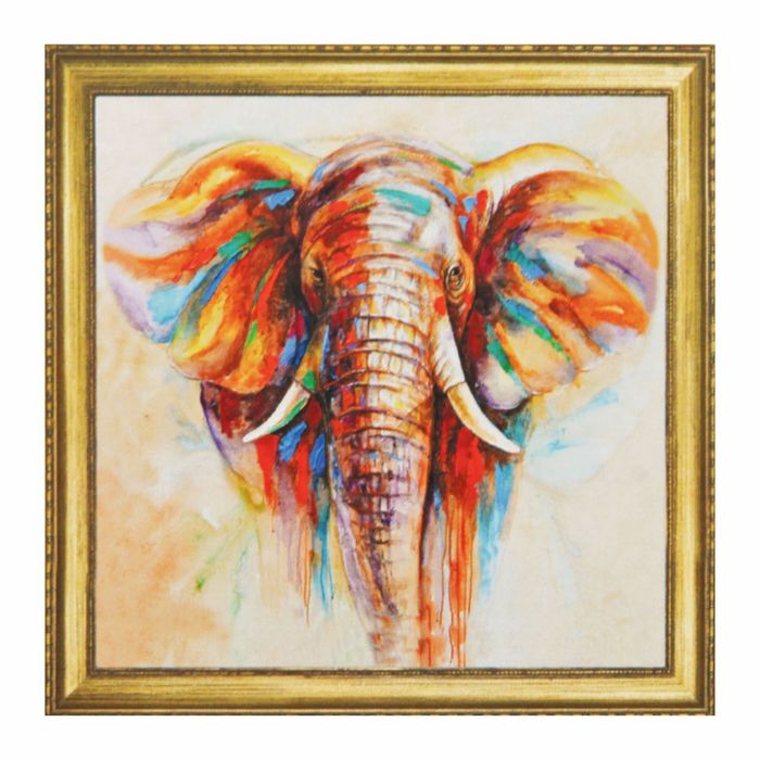 Картина из пайеток "Слон"