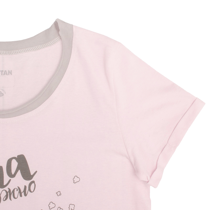 Футболка женская KAFTAN "Sweet home", р-р 42-44, 100% хлопок