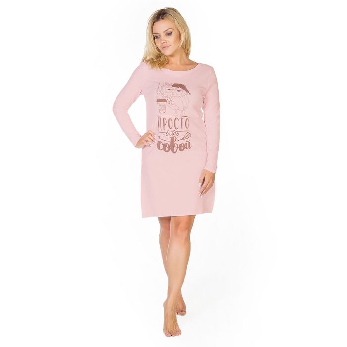 Платье-туника женское KAFTAN "Sweet home", р-р 50-52, 100% хлопок