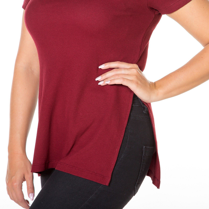 Туника женская KAFTAN, бордо, р-р 42-44, 100% хлопок