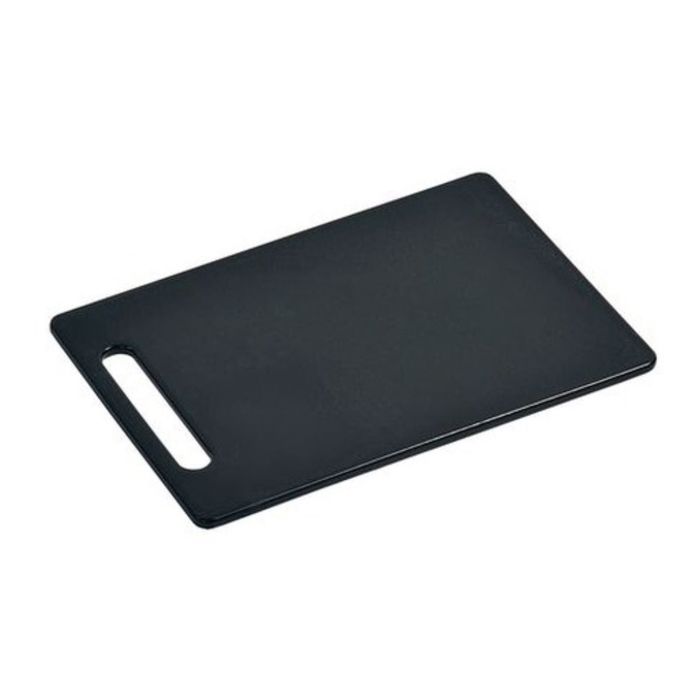 Доска разделочная, 30х20х0,8см, черный пластик