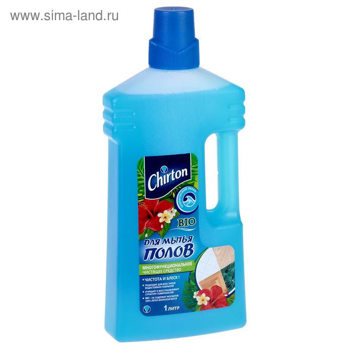 Средства для полов  Сима-Ленд Средство для мытья полов Chirton Тропический Океан, 1 л