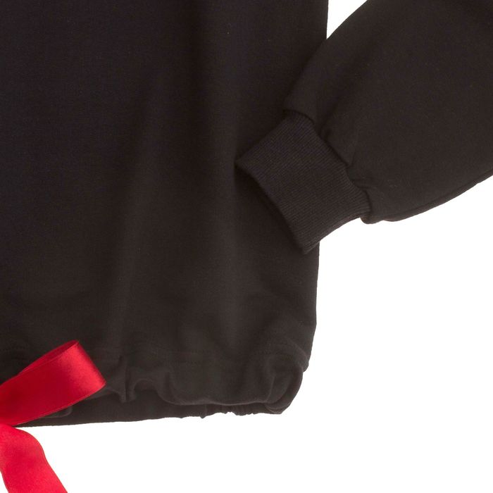 Толстовка женская KAFTAN "Новый год!", чёрный, размер 46-48, 100% хлопок