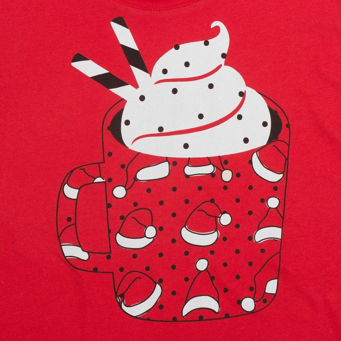 Майка женская KAFTAN "Новый год!", красный, р-р 42-44, 100% хлопок