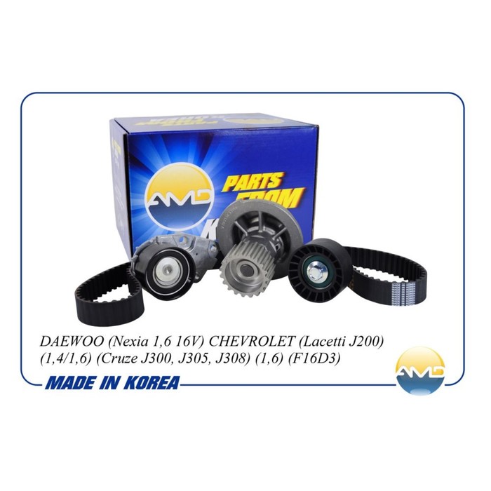 Ремень ГРМ комплект  AMD AMDKITBR214