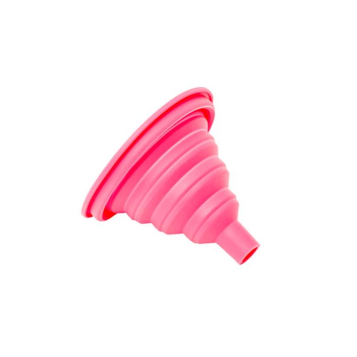 Воронка Bonita складная силиконовая, d=11 см, розовый