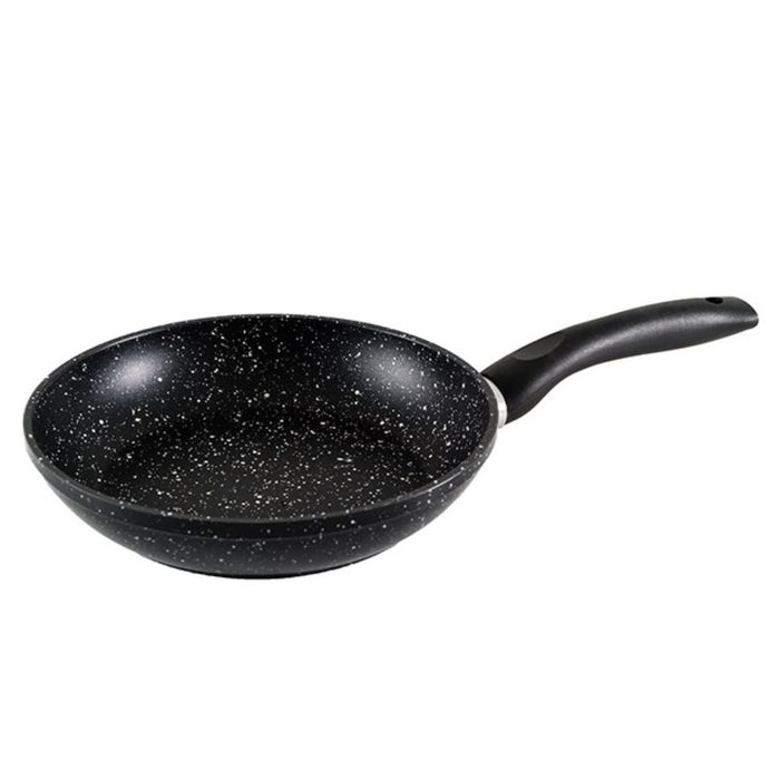 Сковорода Mabelle, 20 х 4,5 см, индукционное дно, с двуслойным антипригарным покрытием, чёрная