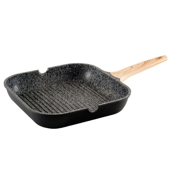 Сковорода Oliver, 28 х 28 х 5,5 см, индукционное дно, с антипригарным гранитным покрытием