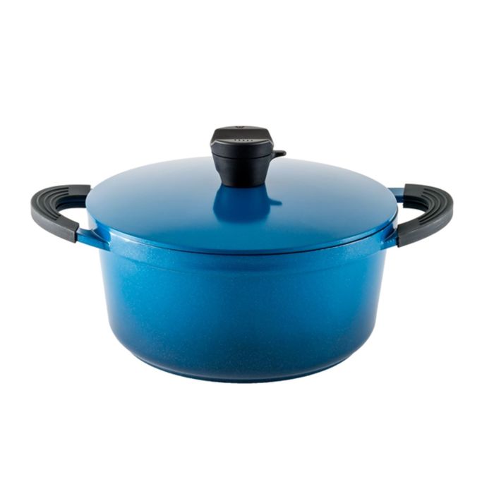 Кастрюля с крышкой Tera, съемные ручки, антипригарное покрытие класса премиум, 28 х 12,5 см,