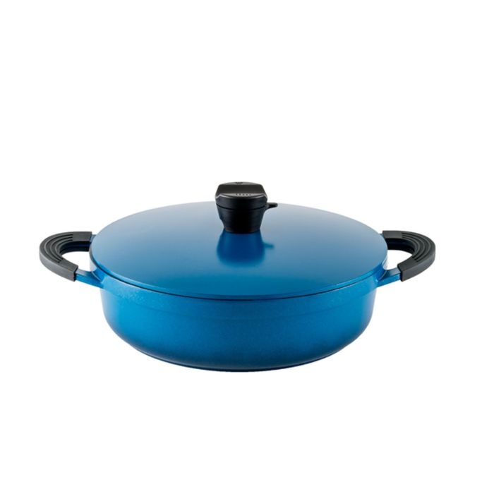 Кастрюля с крышкой Tera, съемные ручки, антипригарное покрытие класса премиум, 28 х 8 см