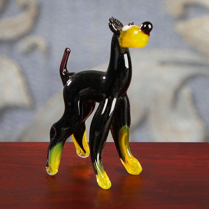 Сувенир из стекла миди, собака "Босерон", 4 х 2,5 х 6,5 см
