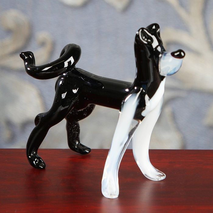 Сувенир из стекла средняя собака "Лайка", 8 х 6 х 8,5 см