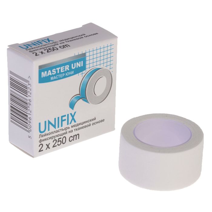 Лейкопластырь Мастер Юни 2 х 250 см на тканевой основе