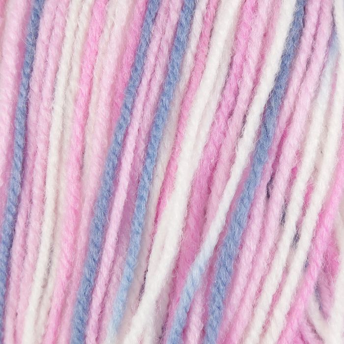 Пряжа "Baby print" 100% акрил, 400м/100гр (4891 розово-лавандовый)