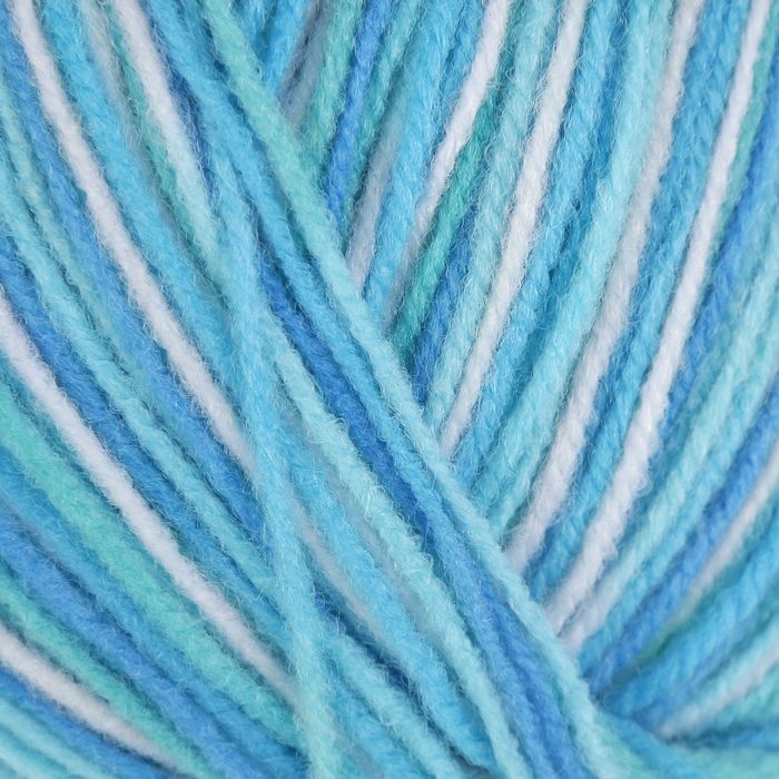 Пряжа "Baby print" 100% акрил, 400м/100гр (4893 голубая лагуна)