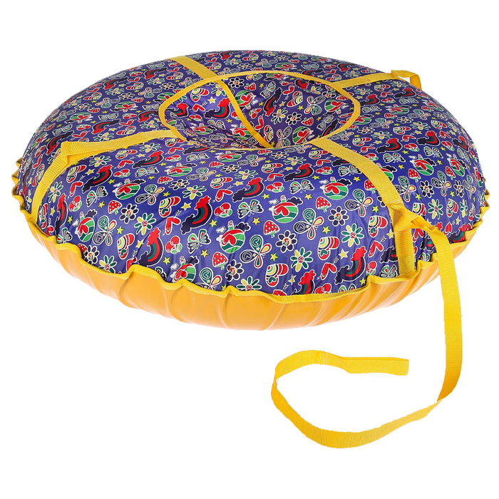 Тюбинг - ватрушка 15-200 Р, ф 1,2 м, микс