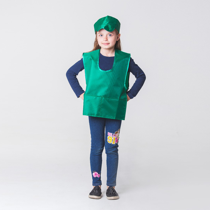 Костюм "Дежурный по природному уголку", жилет, кепка