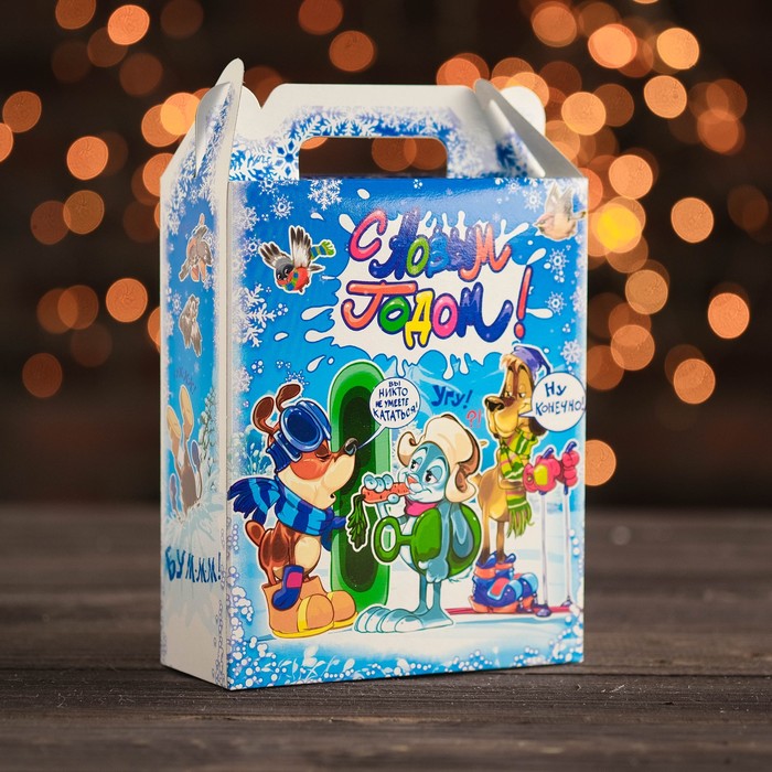 Подарочная коробка "Комиксы", сборная, 14 х 6 х 17,5