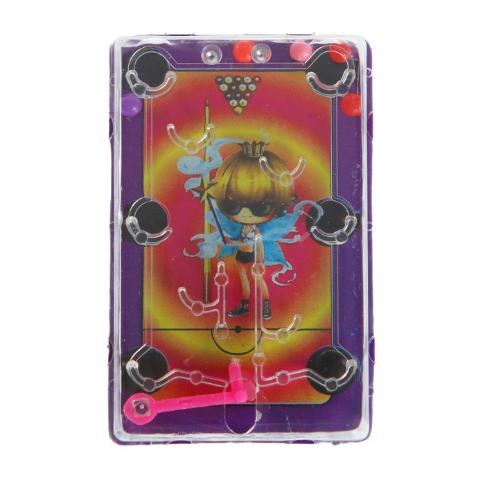 Головоломка-пинбол "Девочки и мальчики", цвета МИКС