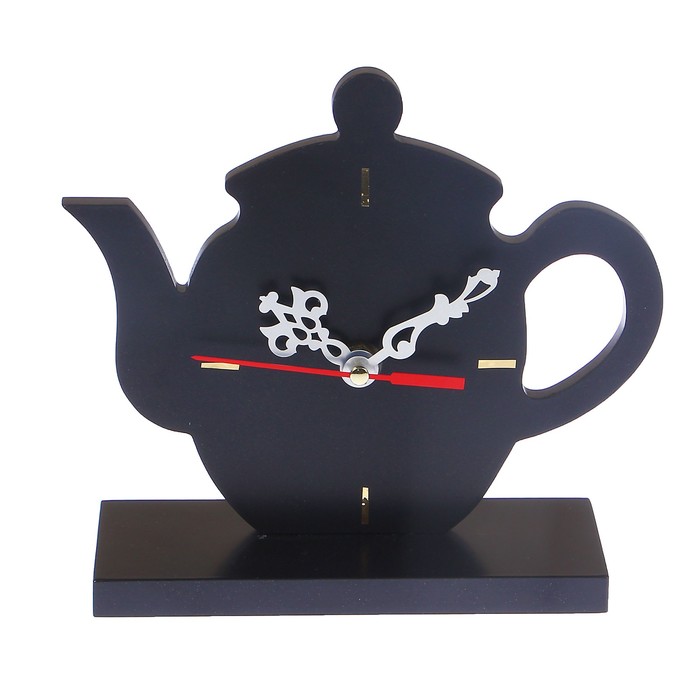 часы настольные Чайник микс 16*6,5*19см