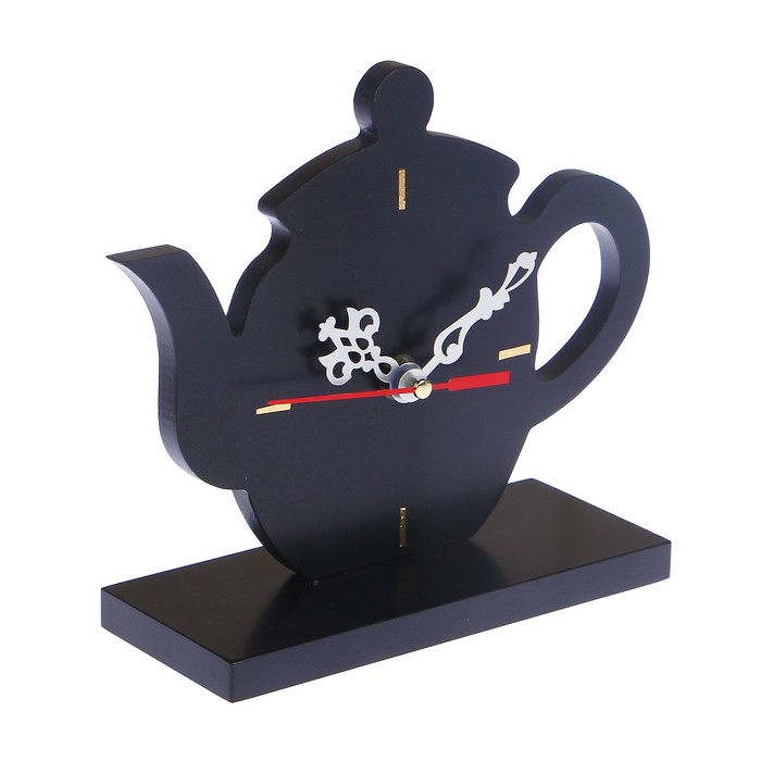 часы настольные Чайник микс 16*6,5*19см