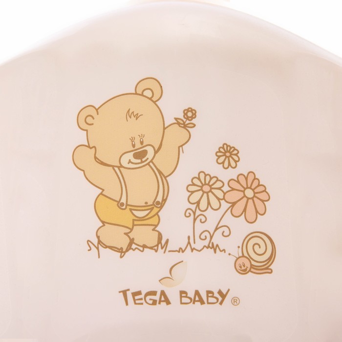 Горшок детский антискользящий «Мишки», цвет белый