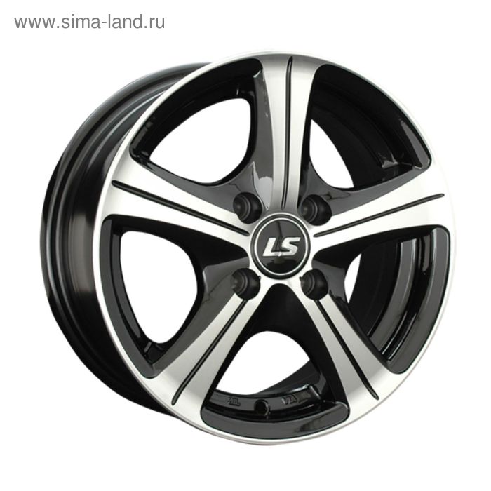 фото Диск литой ls 202 6,5x15 4x100 et43 d73,1 bkf (s034983) ls wheels